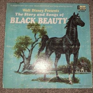 Walt Disney Presents The Story and Songs of Black Beauty Cover ONLY NO VINYL